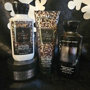 Bath & Body Works A Toast to You Set - Black and Gold